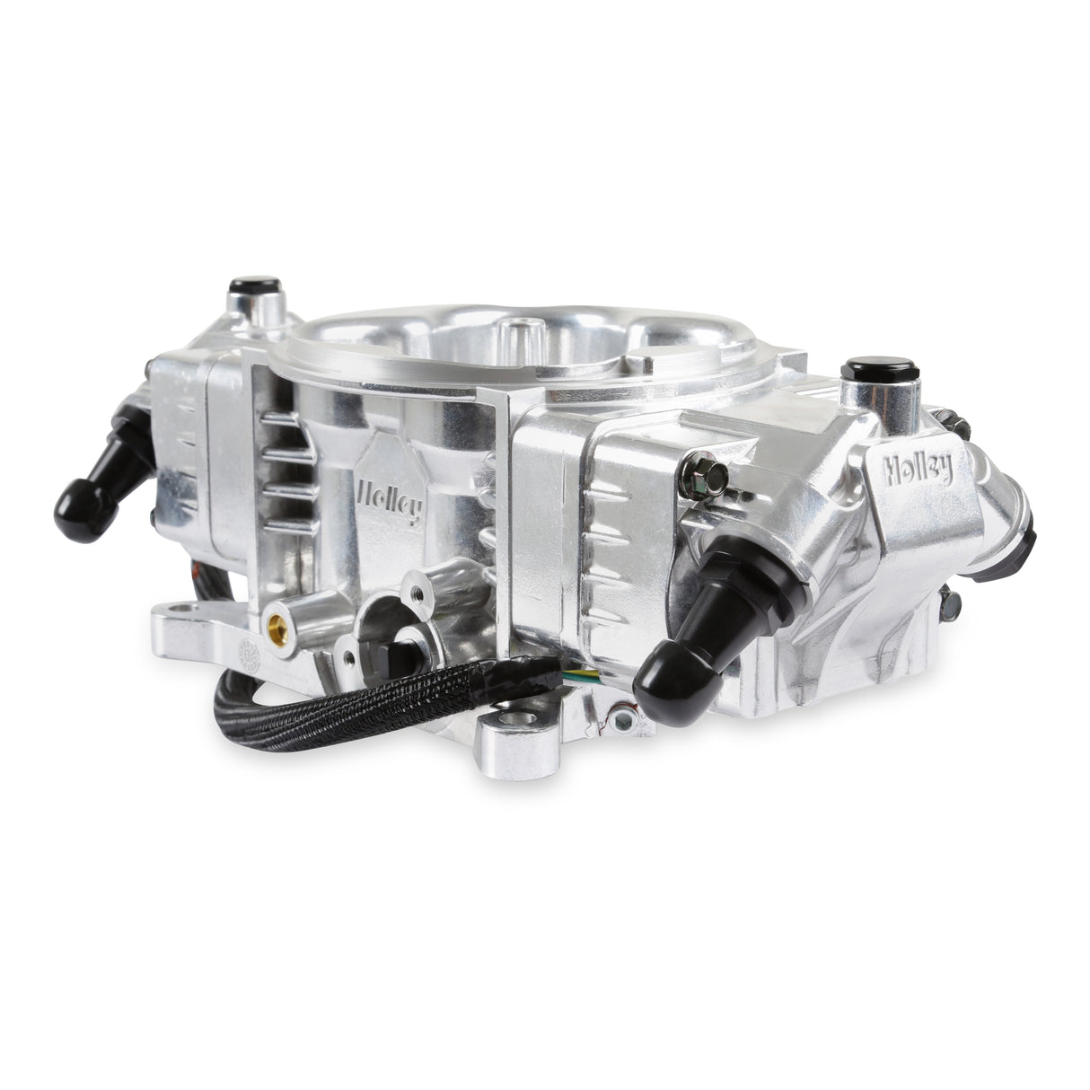 Holley 550-1074 EFI Terminator X Stealth 4150 2x4 - Shiny