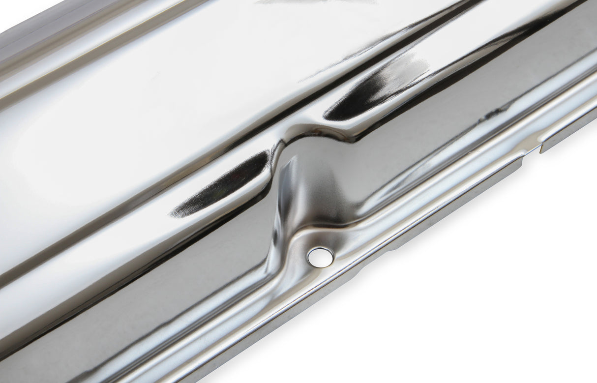 Mr Gasket Chrome Valve Covers with Baffle - 9413