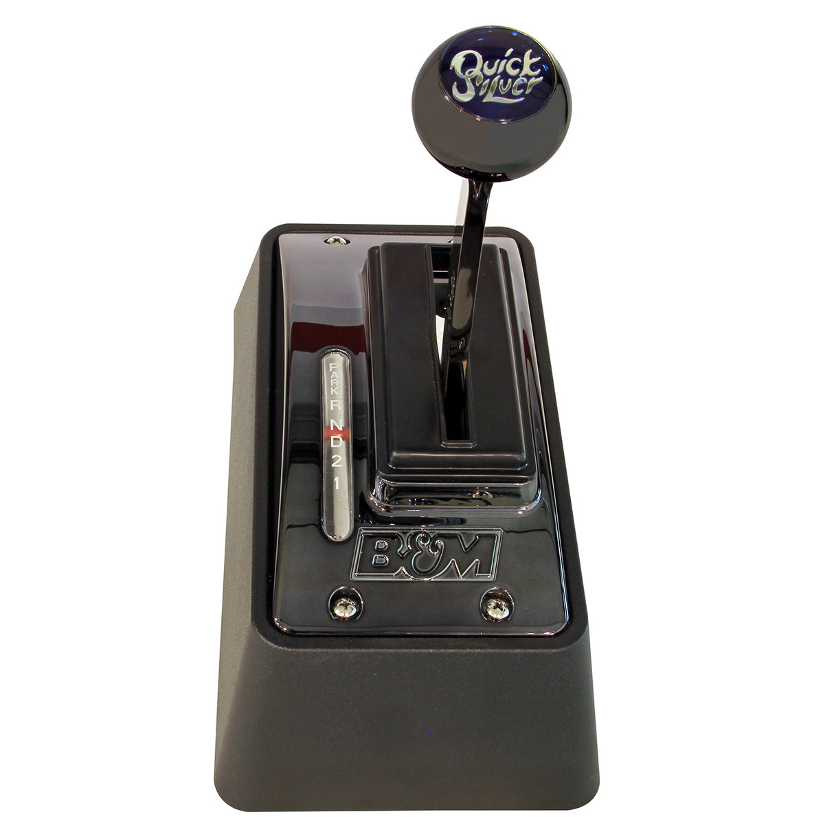 B&M Automatic Ratchet Shifter - Quicksilver - Black - 81683