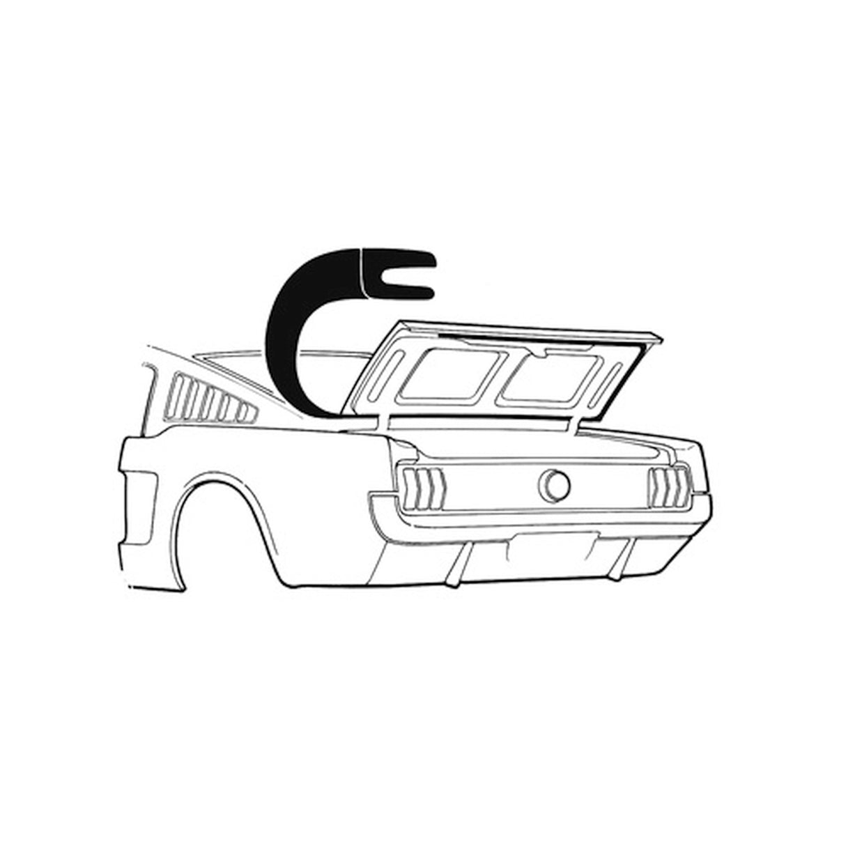 Scott Drake 64-66 Fastback Trunk Seal - C5ZZ-6343720-B