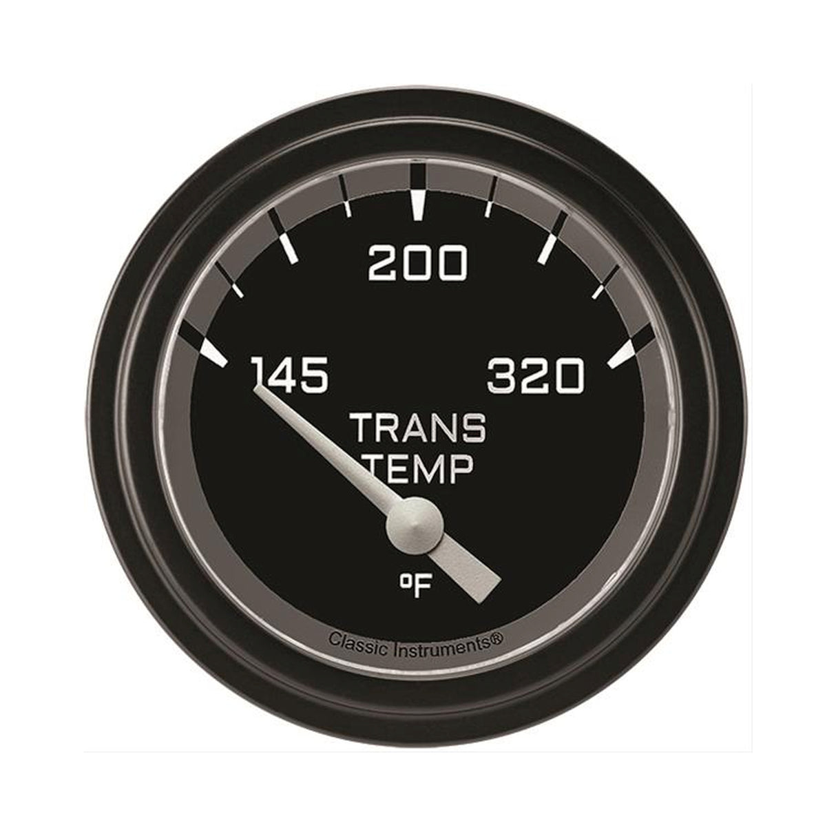 Classic Instruments Autocross Gray 2 5/8" Transmission Temperature Gauge - AX227GBLF