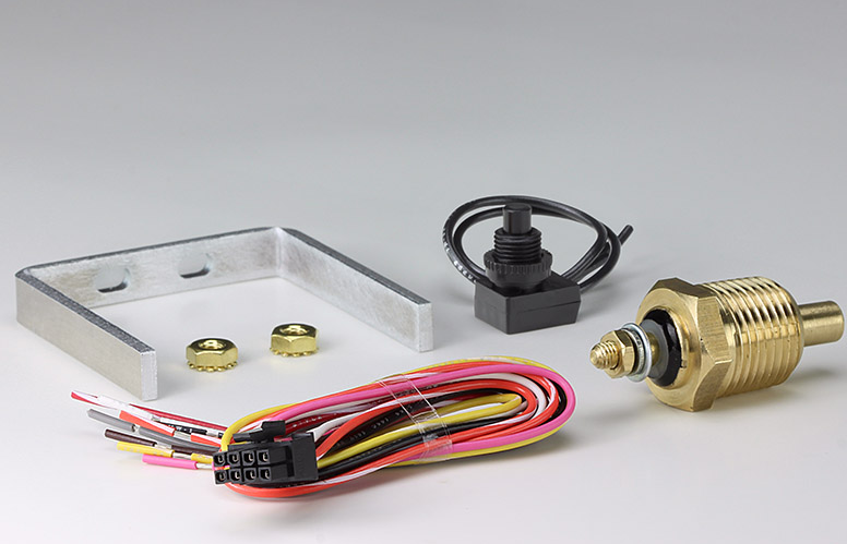 Classic Instruments Moal Bomber 2 5/8" Full Sweep Water Temperature Gauge - MA326BLF-02