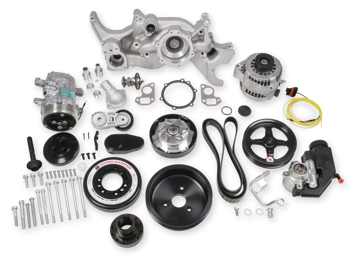 Holley 20-190 Premium Mid-Mount LS7 Complete Accessory System - Dry Sump