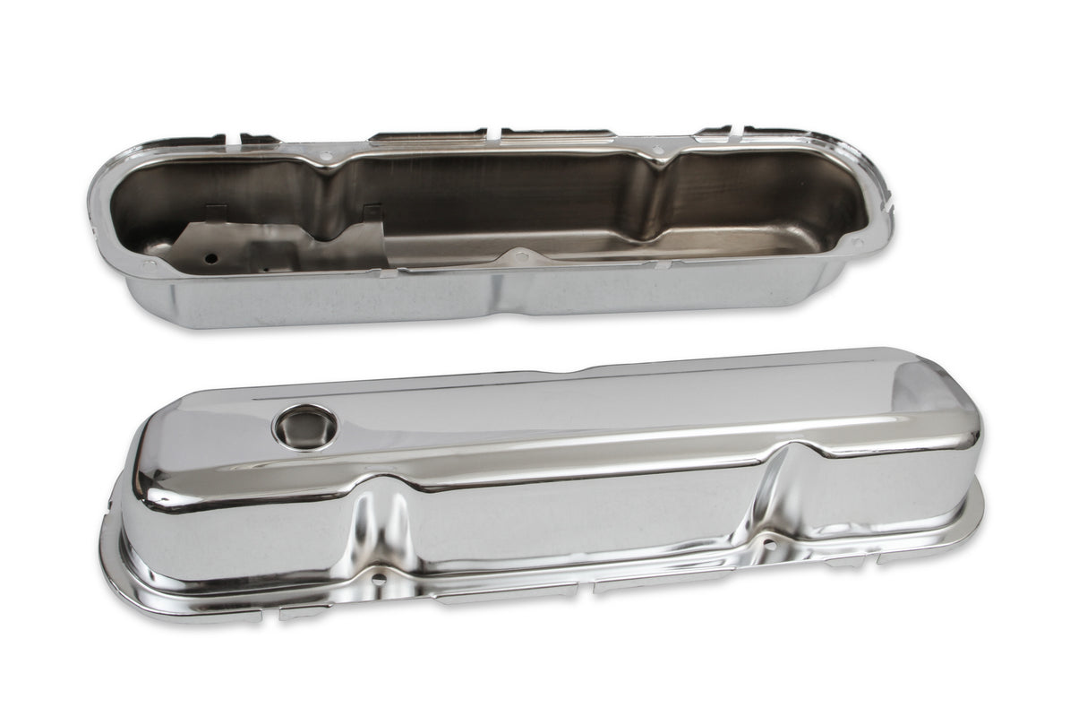 Mr Gasket Chrome Tall-Style Valve Covers - 9806