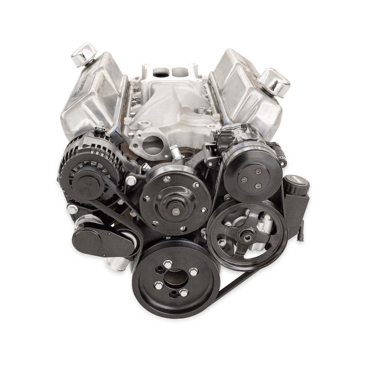 Holley 20-370BK Small Block Ford Mid-Mount Complete Accessory System