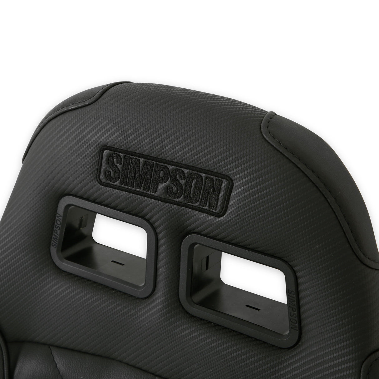 Simpson Vortex II Off-Road Suspension Seats Black/Black PAIR - S104-304-2