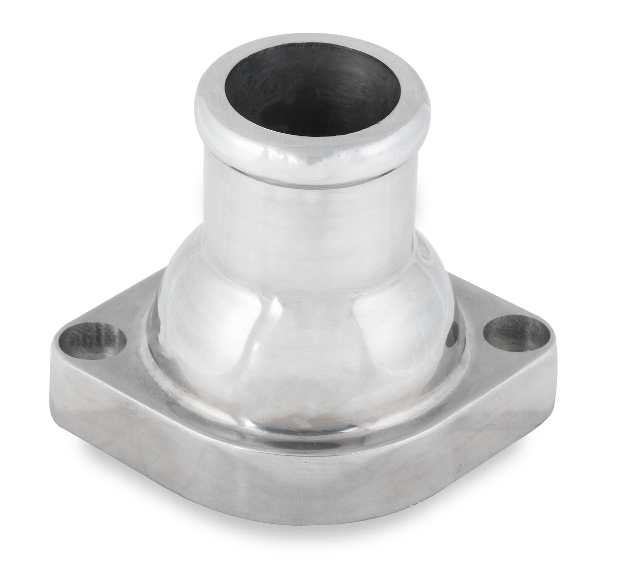 Mr Gasket GM LS Water Neck - Straight - Polished Finish - 2671NA
