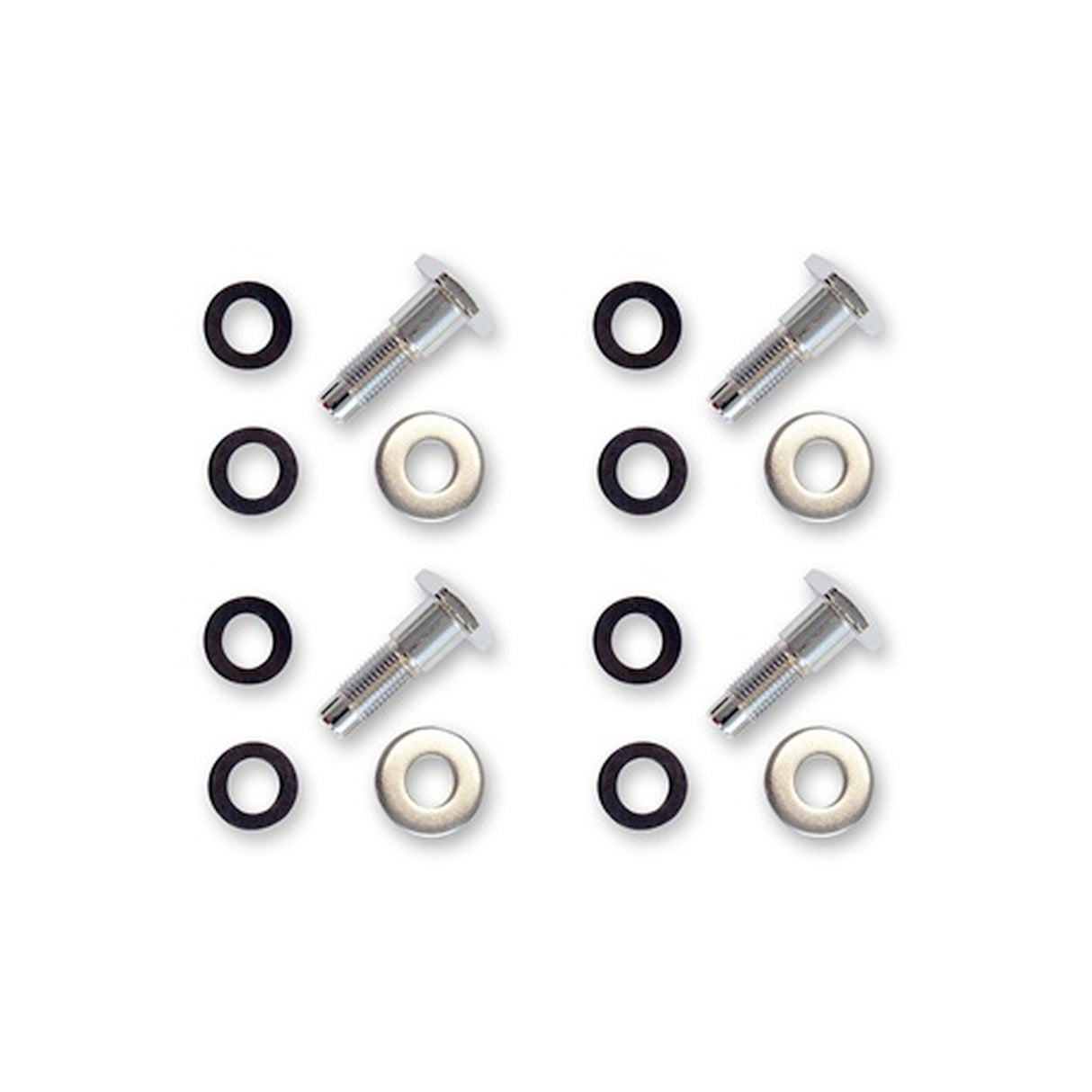 Scott Drake Chrome seat belt bolt kt - 382627-K