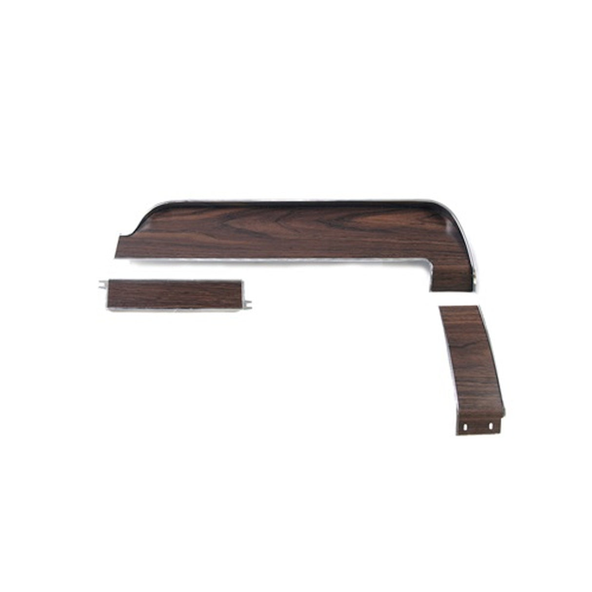 Scott Drake Deluxe Dash Panels (with Wood Grain, 3 Piece) - C8ZZ-6504410-KR