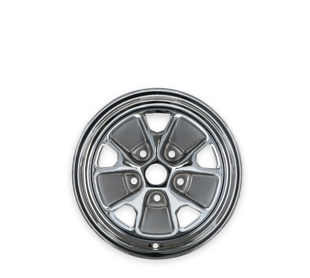 Scott Drake Styled Steel Wheel 14x5 Charcoal - C5ZZ-1007-AR