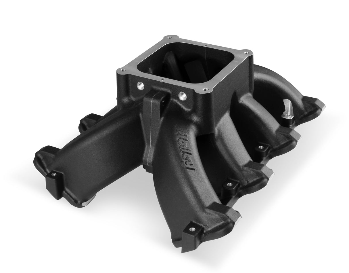Holley 300-295BK Single Plane 4500 Carbureted Split-Design Race Intake Manifold - GM LS1/LS2/LS6