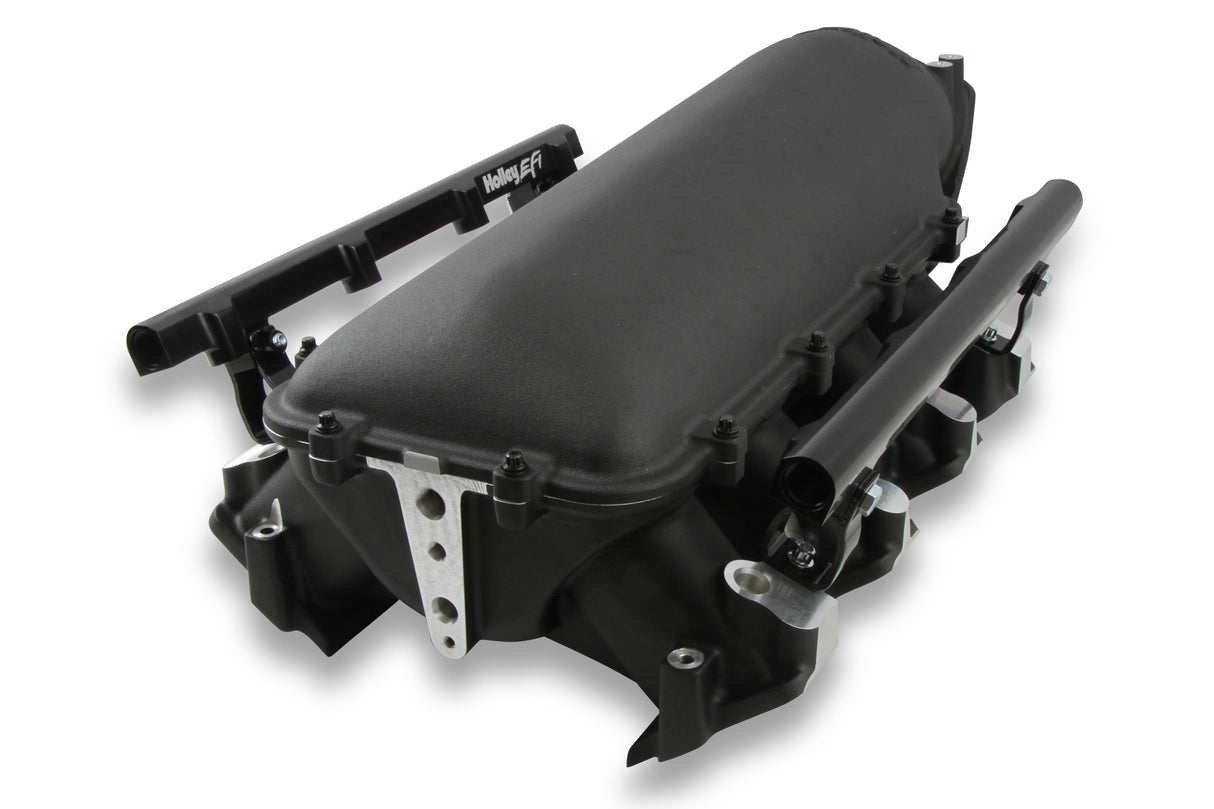 Holley 300-679BK Lo-Ram Manifold Kit Single Injector- Black - GM LS3/L92