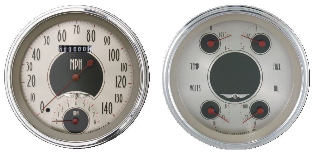 Classic Instruments 4 5/8" Speedtachular & Quad - AN62SLC