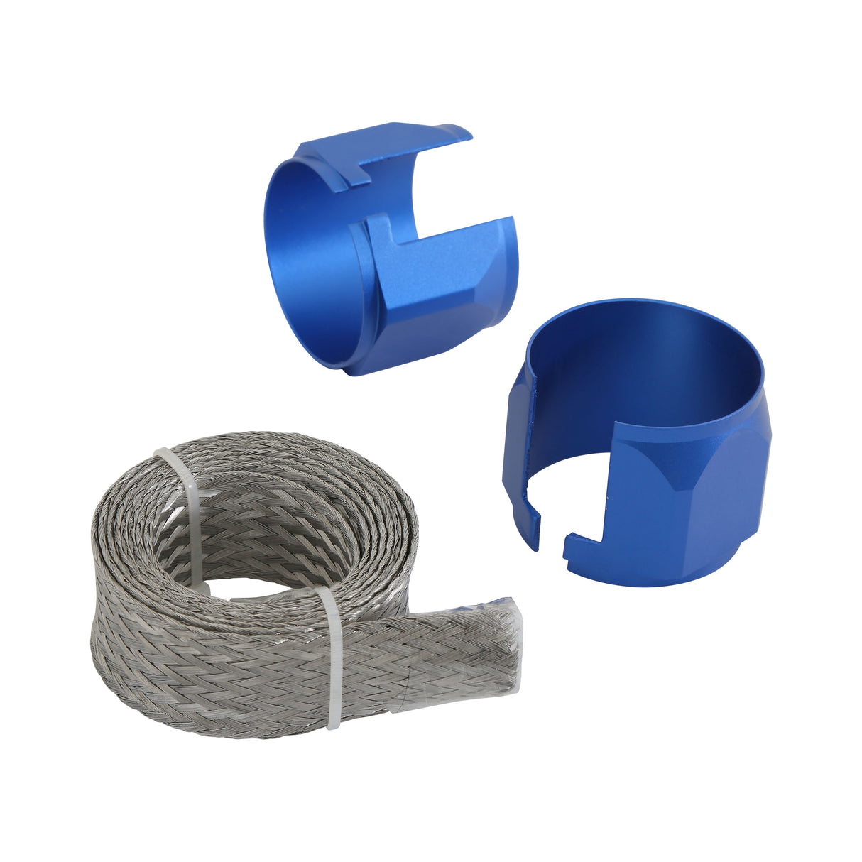 Mr Gasket Mr. Gasket Flex-Braid Hose Sleeve Kit - Blue - 8091