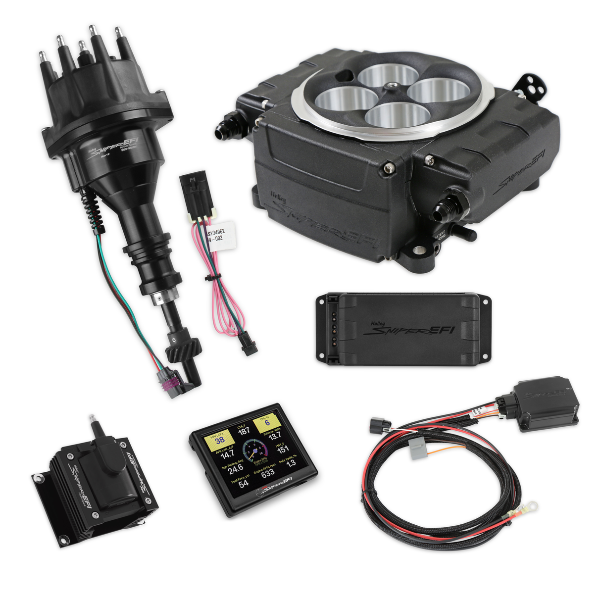 Holley 550-511-3PX-SBF Sniper 2 EFI Bundle with HyperSpark Ignition System