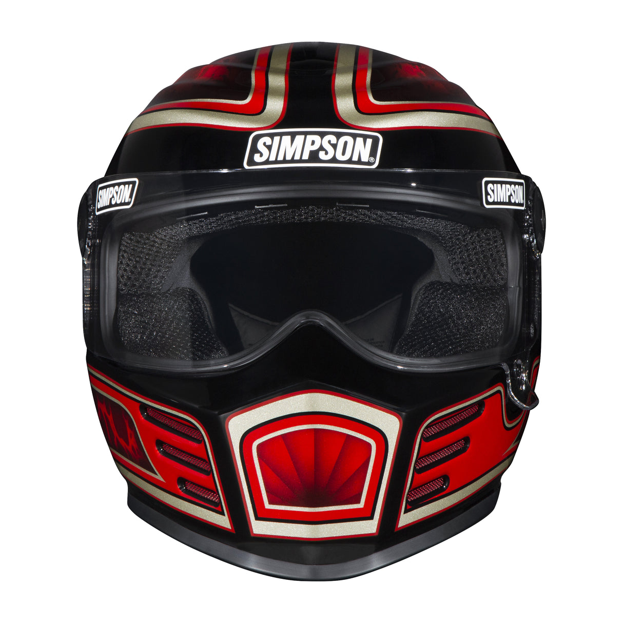 Simpson Motorcycle Outlaw Bandit 3.0 Helmet - Schultz Designs 2026 - Medium - OB3SD26MD