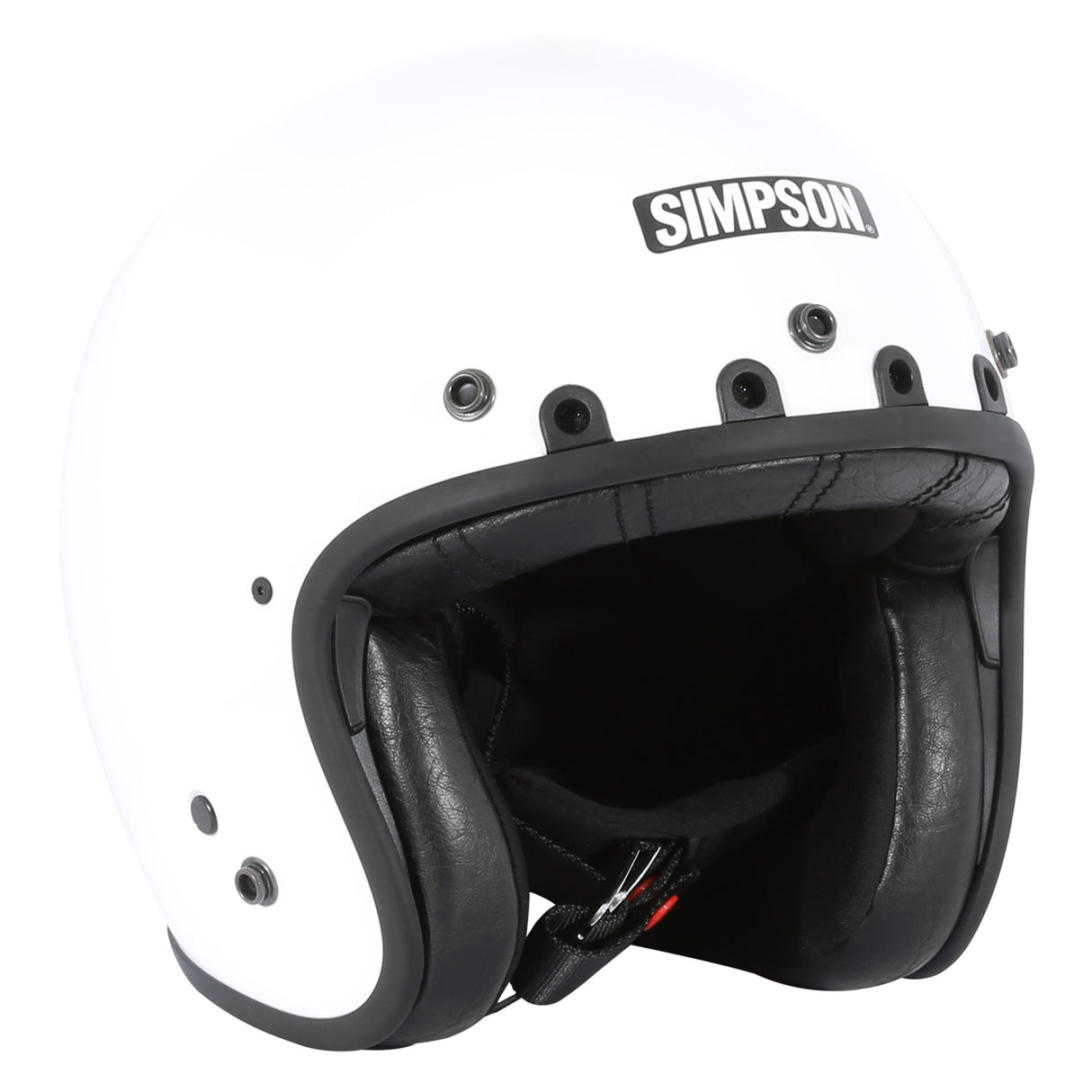 Simpson Motorcycle Chopper Helmet - White - Extra Large - CHOP1XL