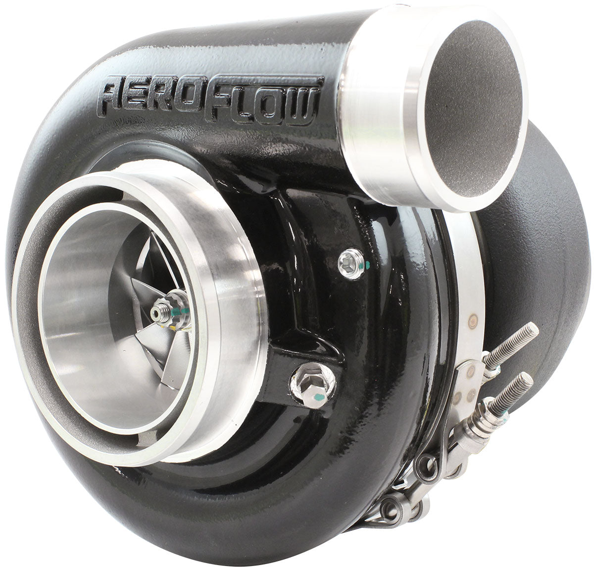 Aeroflow BOOSTED 7170 T4 0.85 Turbocharger 1150HP, Black Finish - AF8005-4063BLK