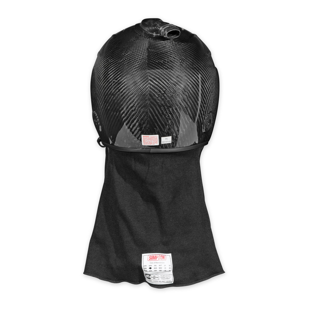 Simpson SFI5 CARBONX HLMT SKRT REMOVABLE - 97068