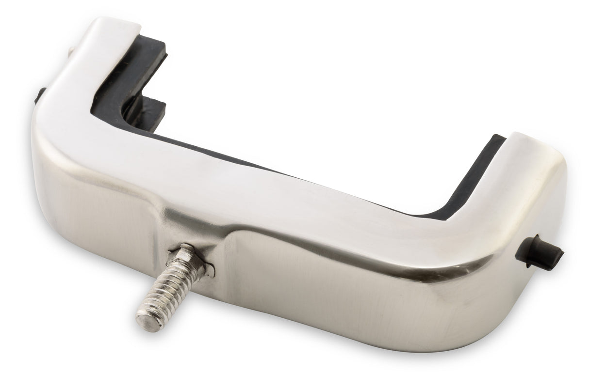 Scott Drake Bronco Stainless Steel Radiator Bracket Set (4 Row) - C6TZ-8A193-4SK