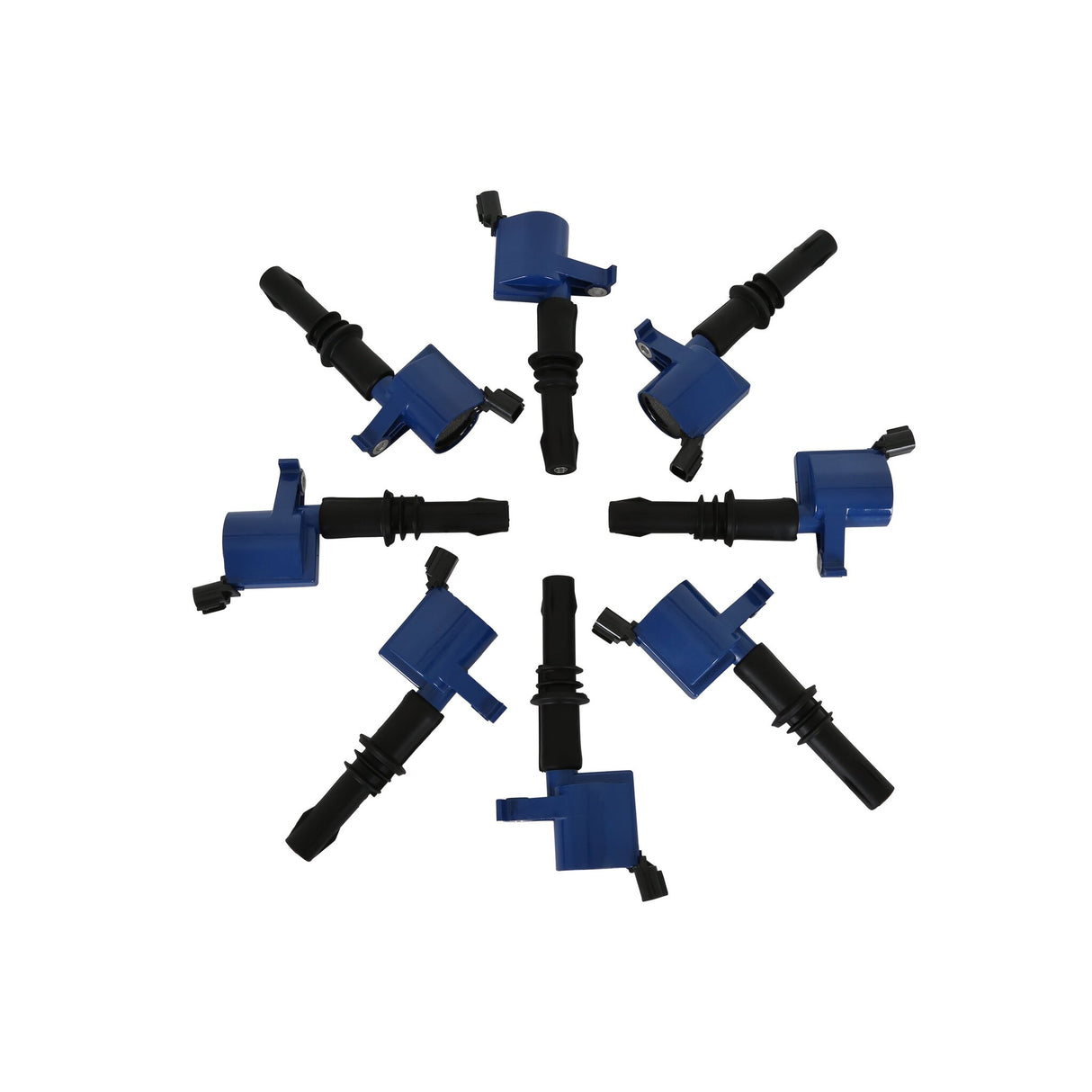 ACCEL Ignition Coil - SuperCoil - 2004-2008 Ford 4.6L/5.4L/6.8L 3-valve- Blue - 8-Pack - 140033B-8