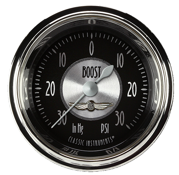 Classic Instruments All American Tradition 2 1/8" Boost/Vac Gauge - AT141SHC