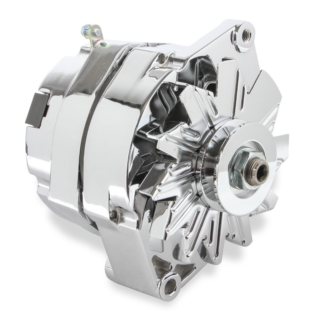 Mr Gasket Chrome Alternator Late GM-Delco 80 Amp - 5122