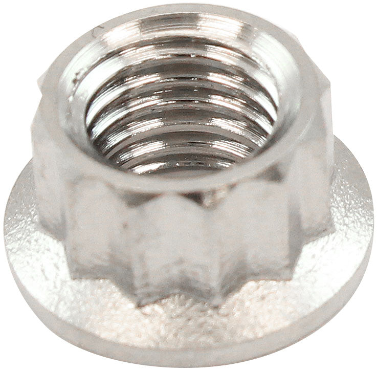 Aeroflow 1/4" UNF Titanium 12 Point Nut - AF3510-0010 AF3510-0010