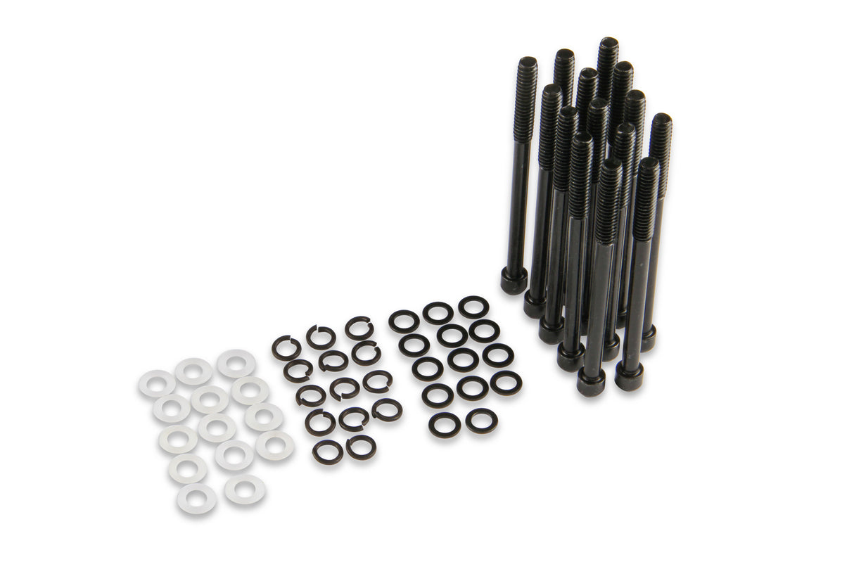 Mr Gasket Fabricated Aluminum Valve Covers - Black Finish - 6831BG