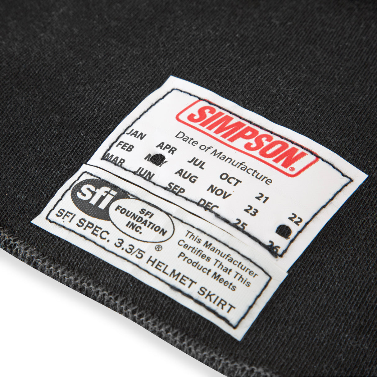 Simpson SFI5 CARBONX HLMT SKRT REMOVABLE - 97068