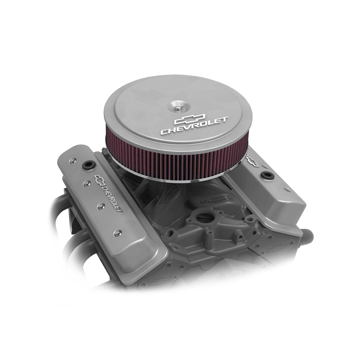 Holley 241-290 GM Licensed Valve Cover - Muscle Series - SBC - Center Bolt - Natural