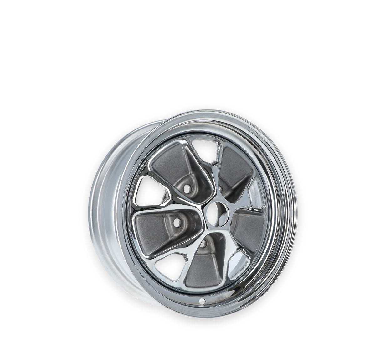 Scott Drake Styled Steel Wheel 14x5 Charcoal - C5ZZ-1007-AR