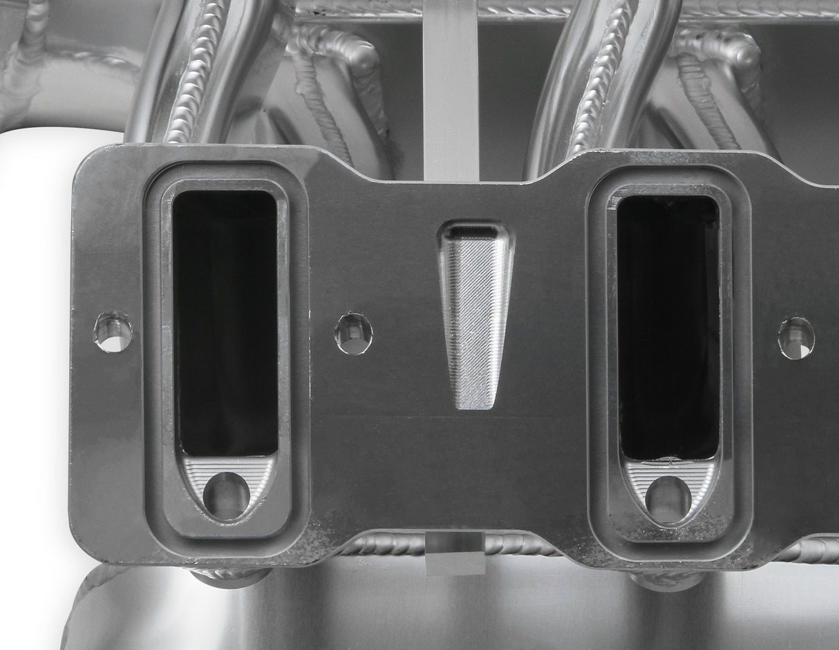 Holley 820201 Sniper EFI Fabricated Intake Manifold Dual Plenum 92mm LS1/2/6, Rail Kit - Slvr