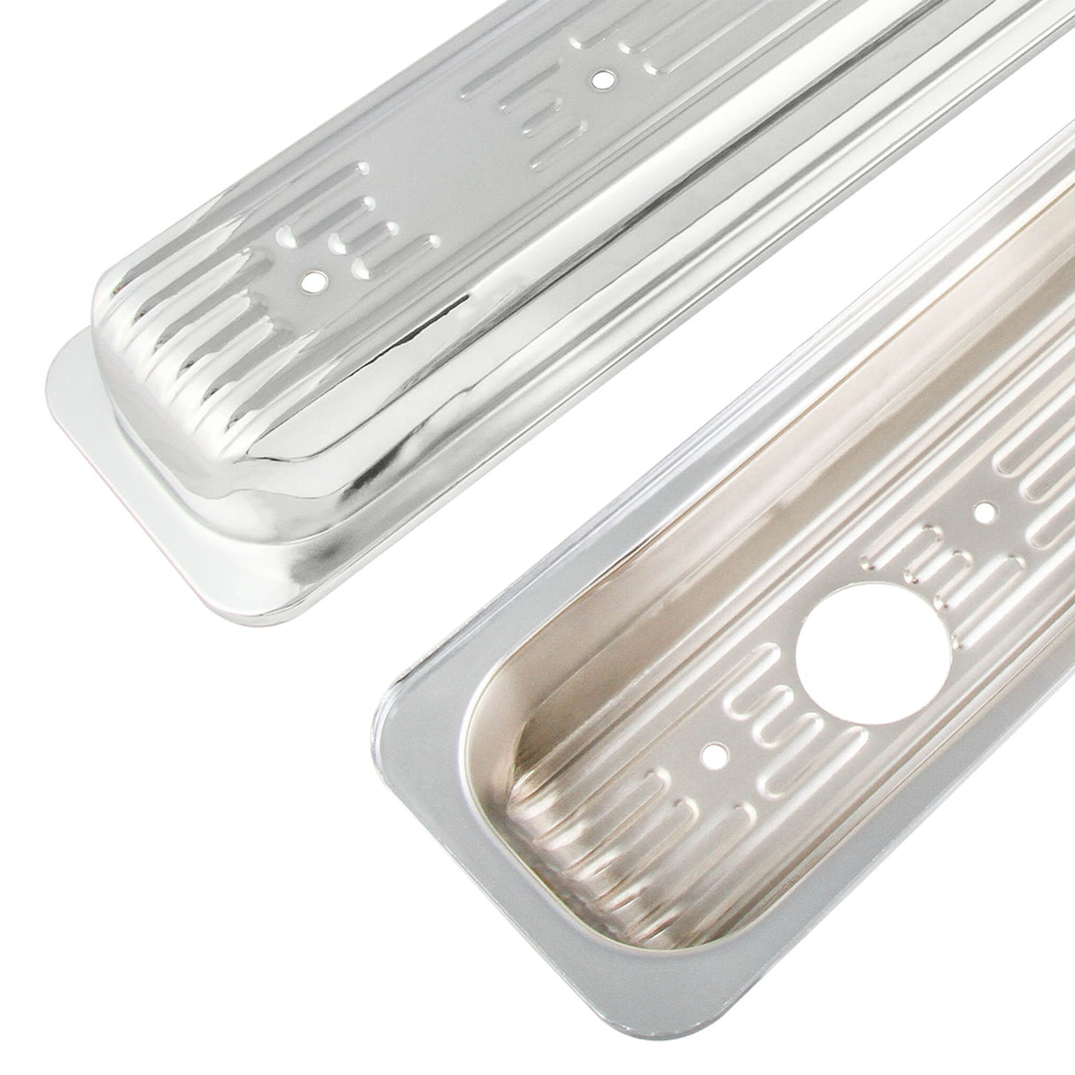 Mr Gasket Chrome Valve Covers Caps - 9847