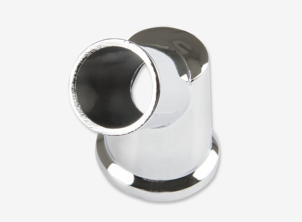 Mr Gasket O-ring Style Chrome Water Neck - 45 degree - 9141G
