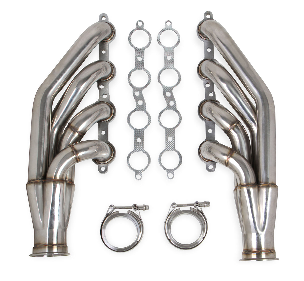 Flowtech LS Turbo Headers-Polished - 11540FLT
