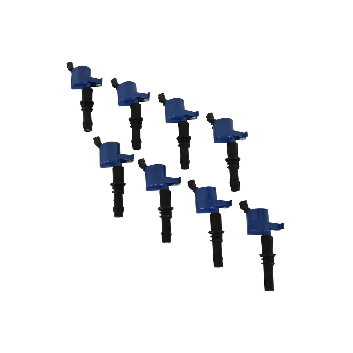 ACCEL Ignition Coil - SuperCoil - 2004-2008 Ford 4.6L/5.4L/6.8L 3-valve- Blue - 8-Pack - 140033B-8