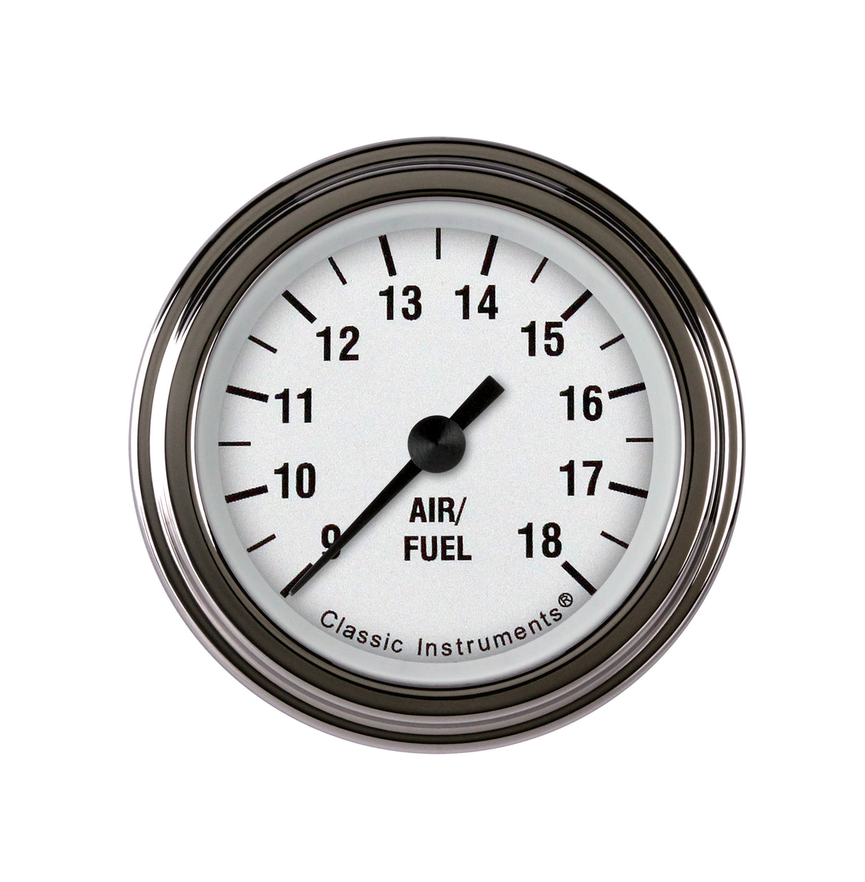 Classic Instruments White Hot 2 1/8" Air Fuel Ratio Gauge - WH194SLF