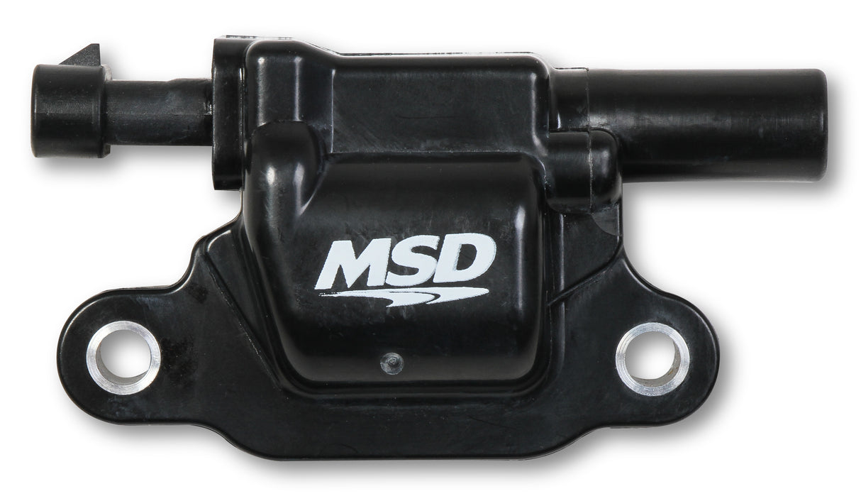 MSD Ignition Coil - Blaster Series - Gen V GDI Engine - Black - 8-Pack - Square - 826683