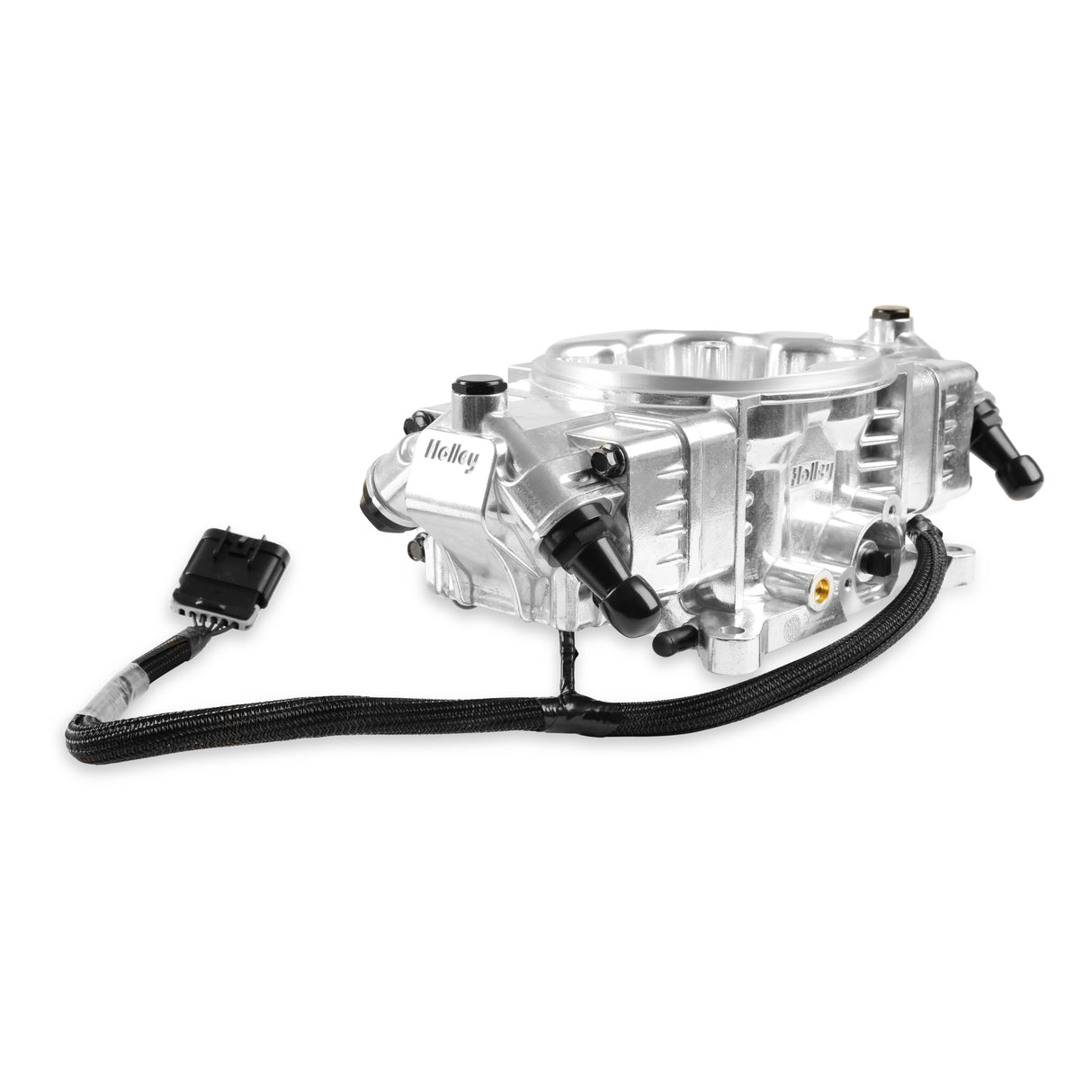 Holley 550-1074 EFI Terminator X Stealth 4150 2x4 - Shiny