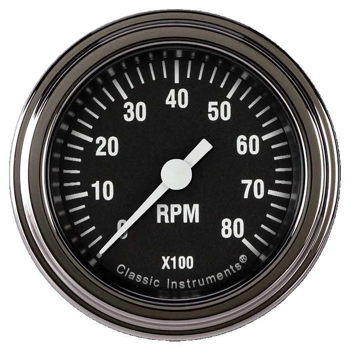 Classic Instruments Hot Rod 2 1/8" Tachometer - HR183SLF
