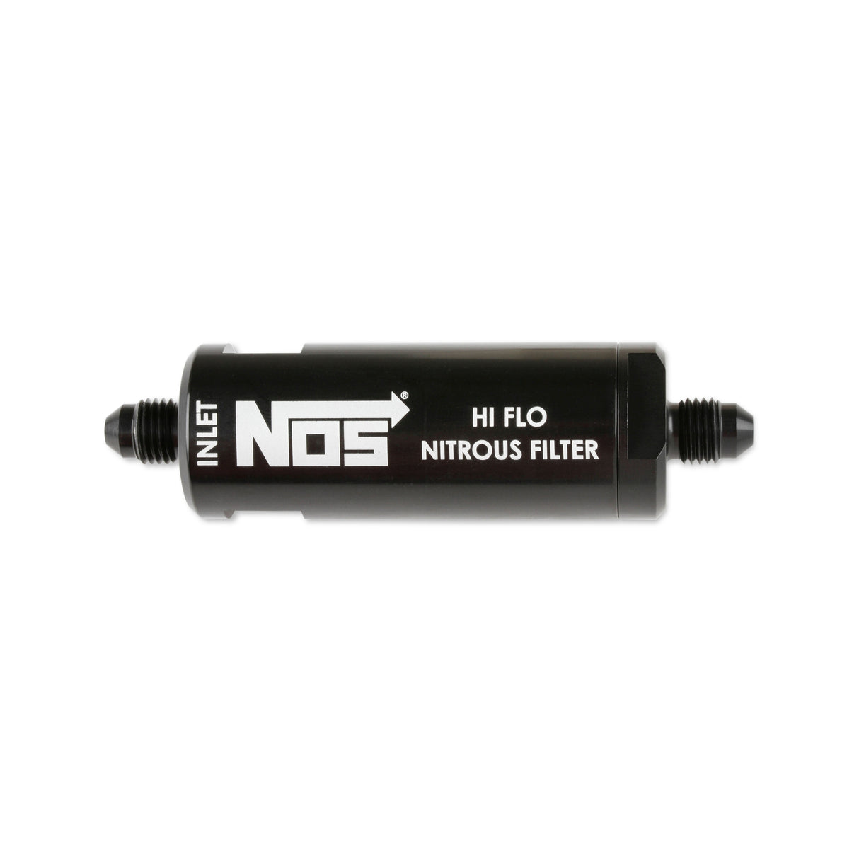 NOS In-Line Hi-Flow Nitrous Filter, 4AN - Black - 15555NOS