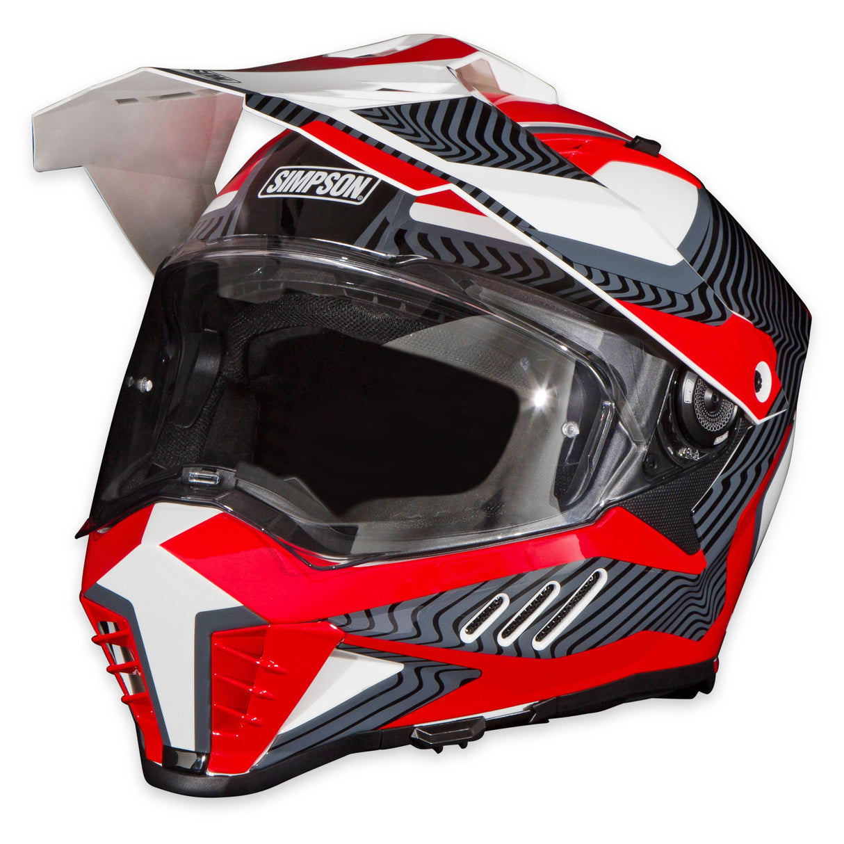 Simpson Motorcycle Xcursion Bandit Helmet - Mojave Red - Large - XBMWRGLG