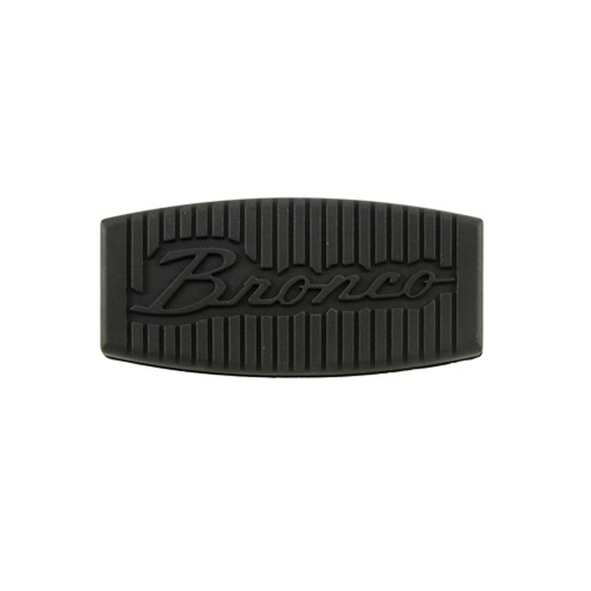 Scott Drake 66-89 Bronco Script Brake Pedal Pad for Automatic Transmission - C6TZ-2457-B