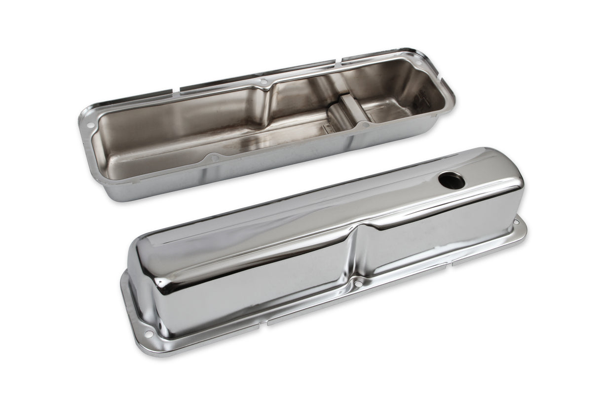 Mr Gasket Chrome Valve Covers with Baffle - 9412