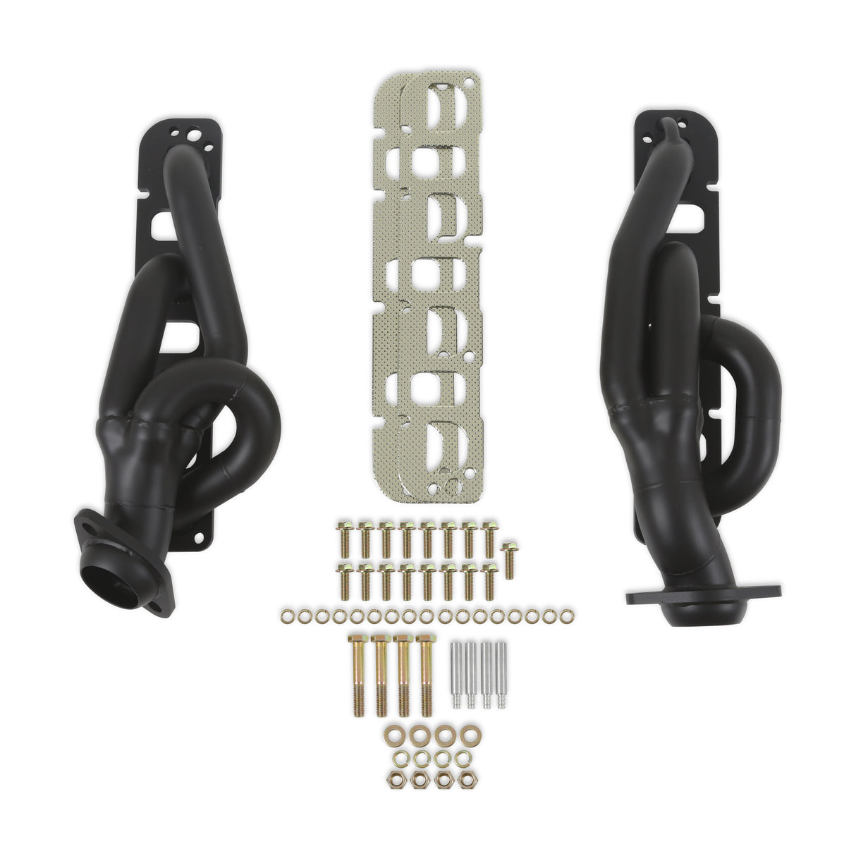 Flowtech Shorty Headers - Black Painted - 91950FLT