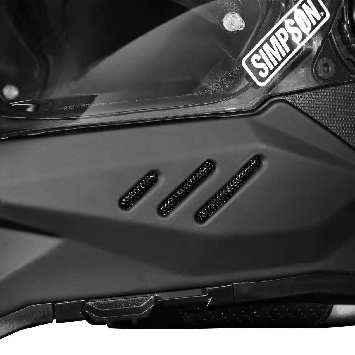 Simpson Motorcycle Xcursion Bandit Helmet - Matte Black - Small - XB3SM