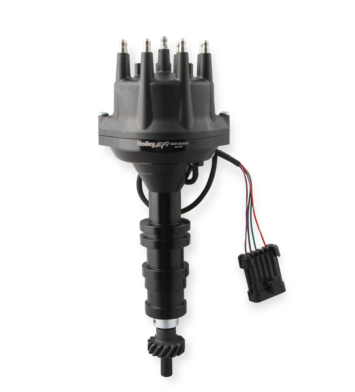 Holley 565-205BK EFI Dual Sync Ford FE Distributor, Black
