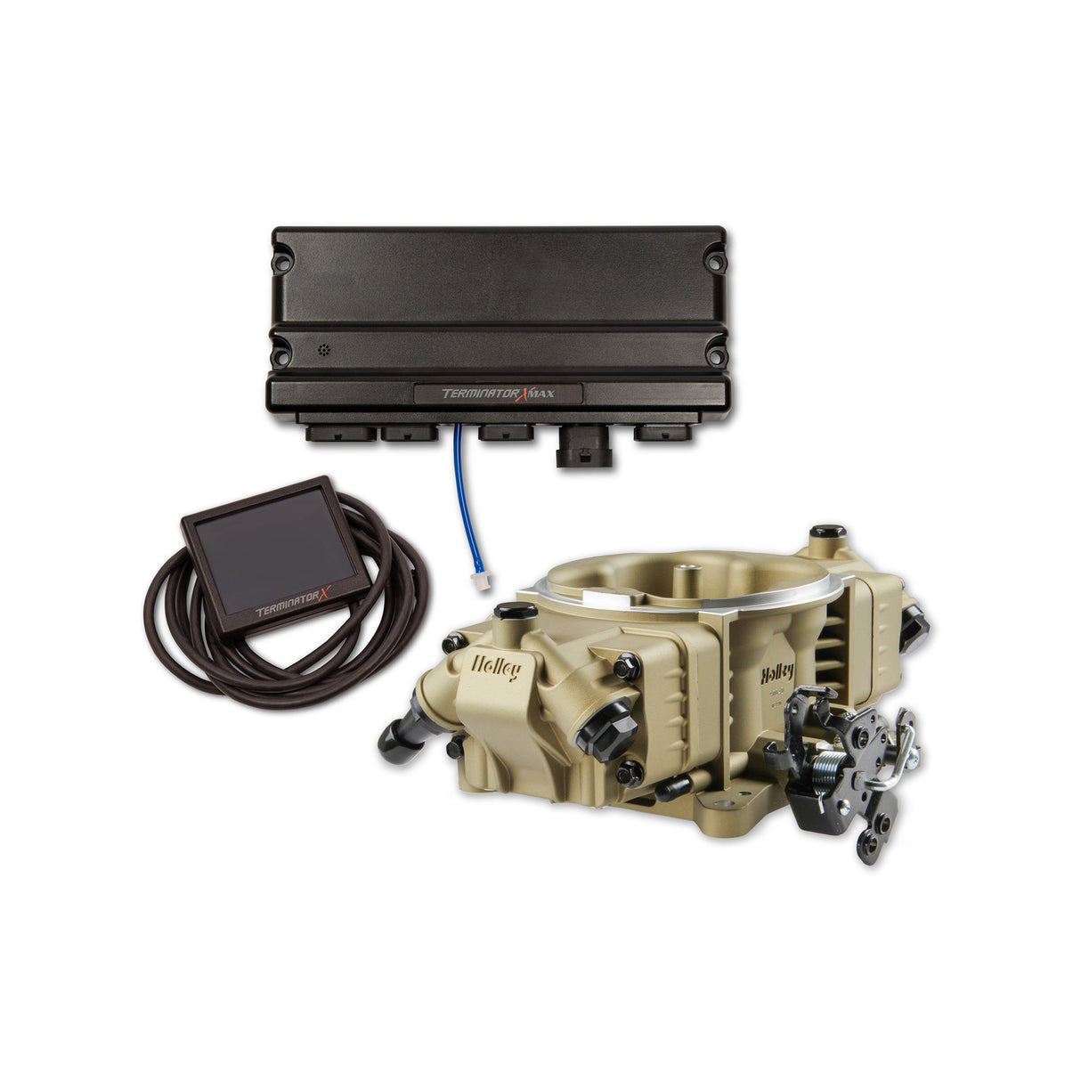 Holley 550-1013 EFI Terminator X Max Stealth 4150 - Gold