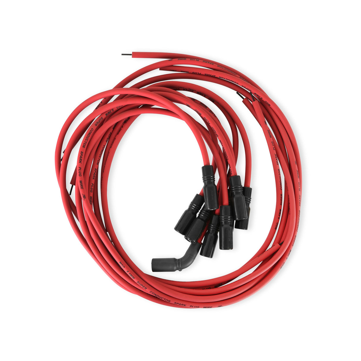 MSD Super Conductor Spark Plug Wire Set, Univ. Chevy LT1 w/straight boot - 32129